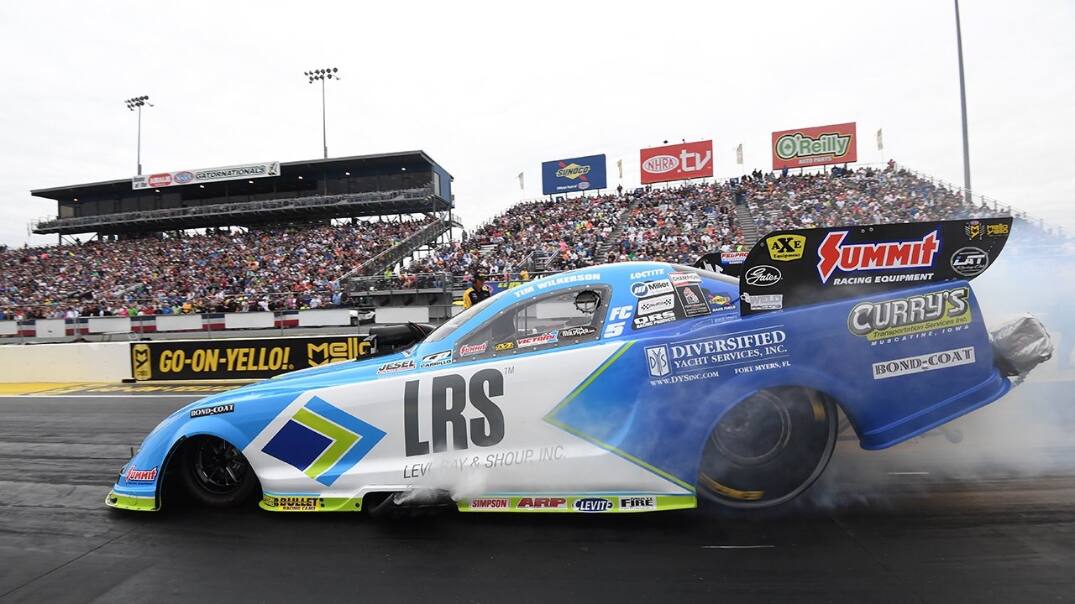 Mustang driver Tim Wilkerson finished runner-up at the NHRA Gatornationals in Florida. Mustang driver Tim Wilkerson finished runner-up at the NHRA Gatornationals in Florida.
